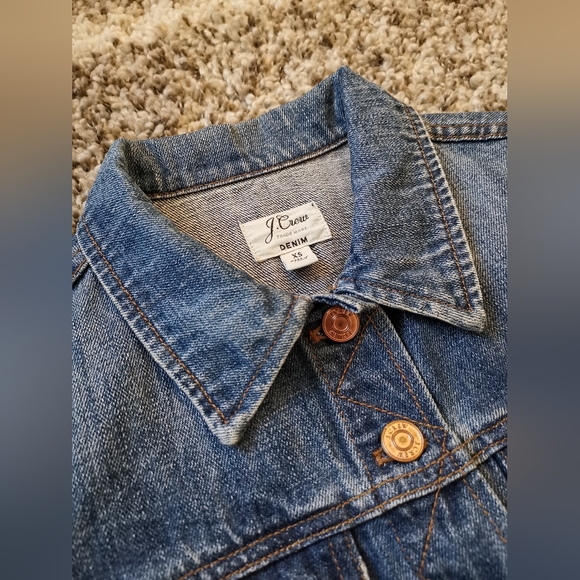 J.Crew Madewell Classic Denim Jean Jacket- Size XS in Mid-wash - Picture 5 of 7